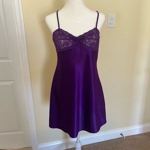 Beautiful purple slip dress